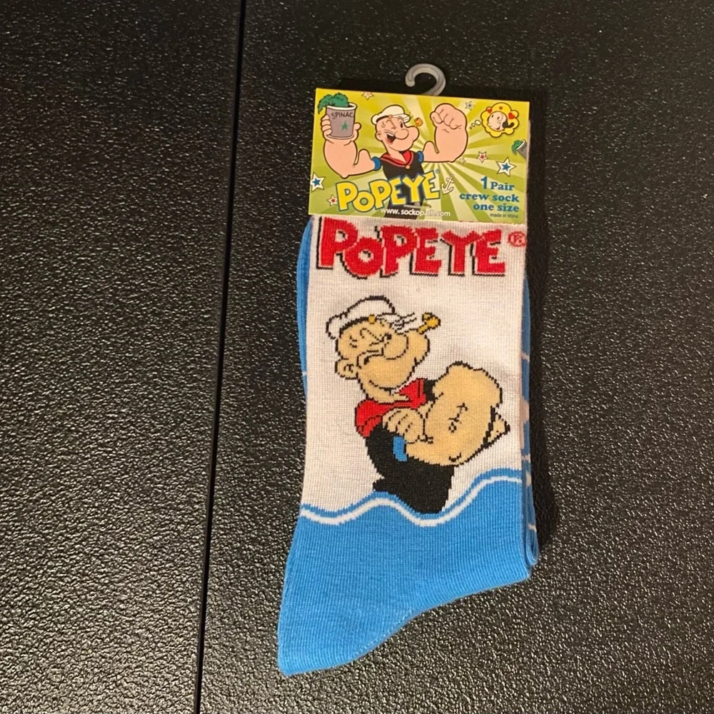 Fun Novelty Socks Featuring Popeye
